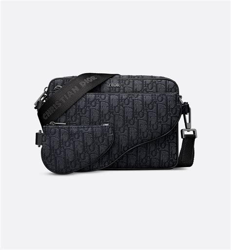 dior triple bag|Saddle Triple Pouch Black Dior Oblique Jacquard .